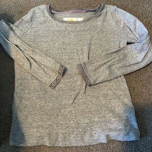 Gray pontelle knit long sleeved tee - Mini Boden